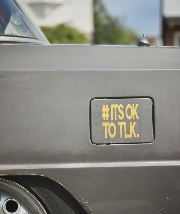 Stacked #IT'S OK TO TLK. Sticker