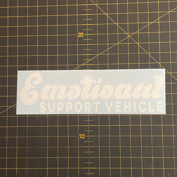 Emotional Support Vehicle Sticker