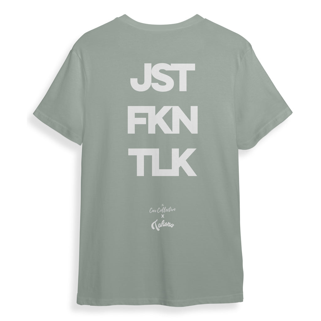 JST FKN TLK - Car Collective Colab Tee