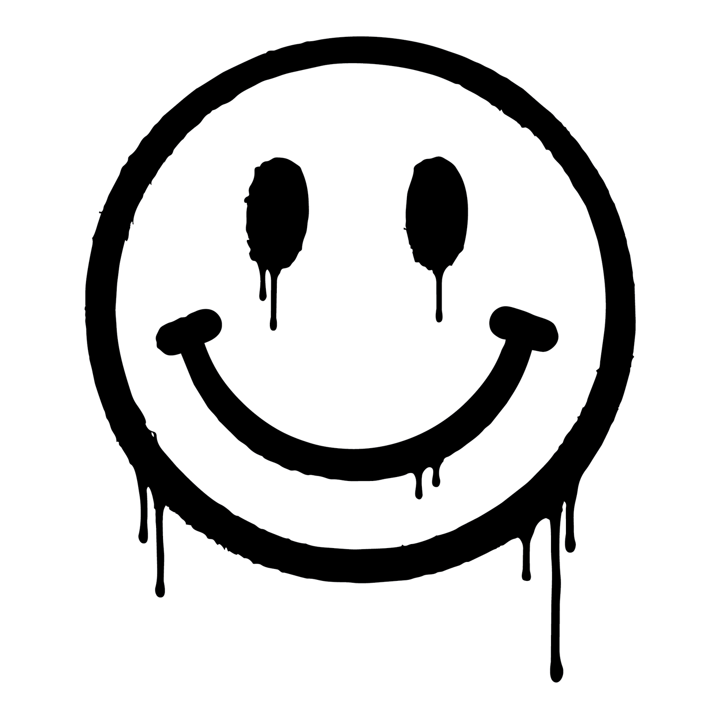 Happiest when driving Smiley Sticker