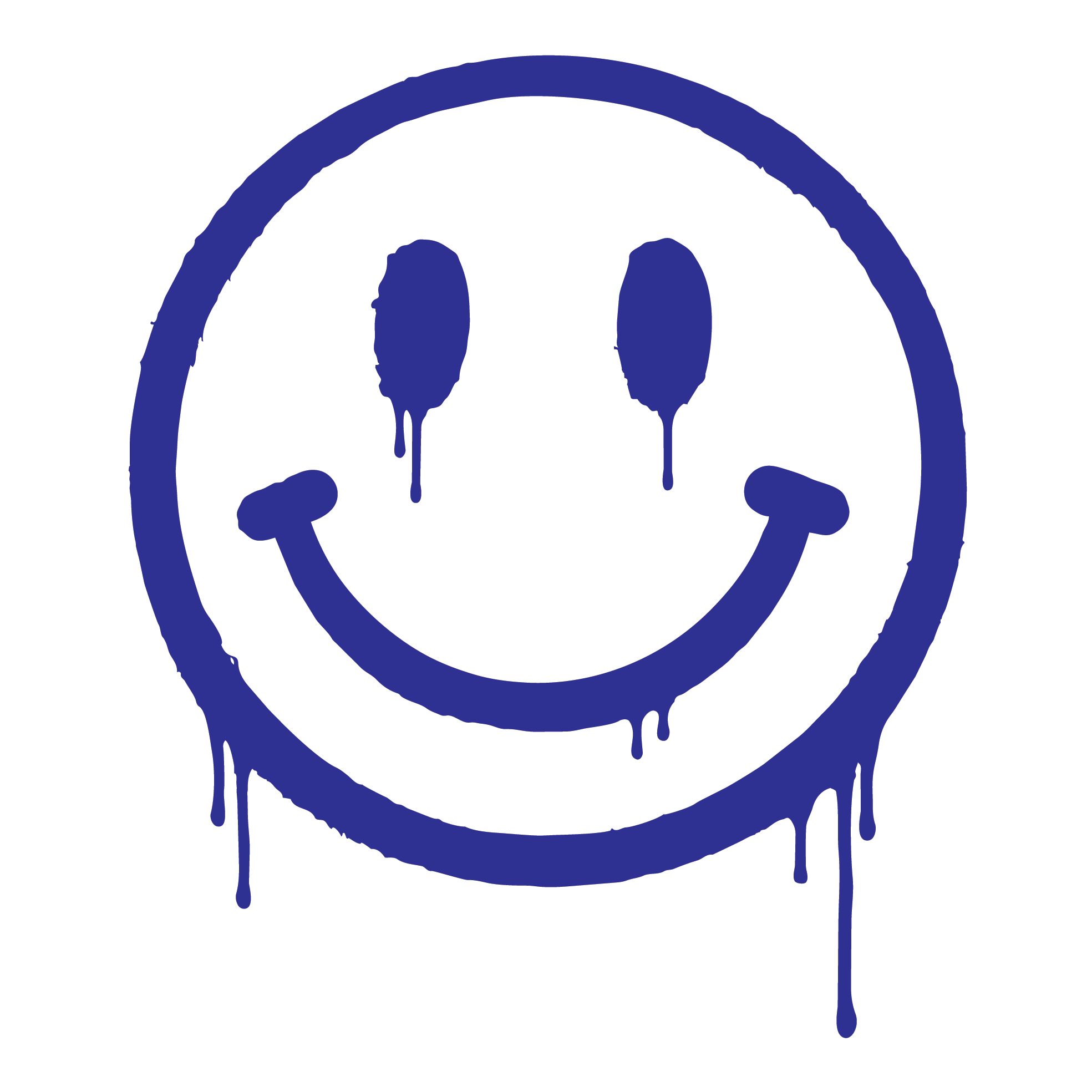 Happiest when driving Smiley Sticker