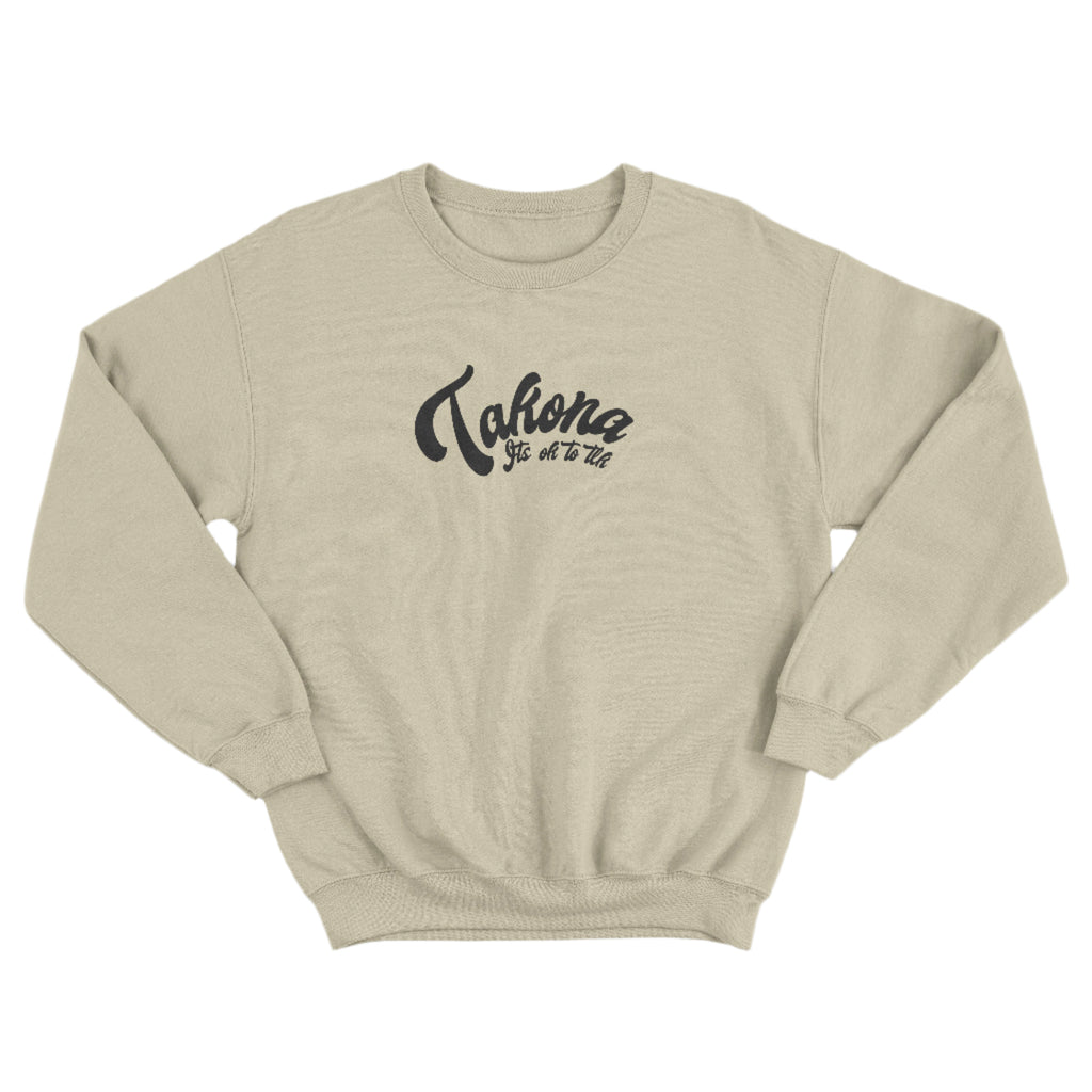 Takona Cursive Logo Sweatshirt