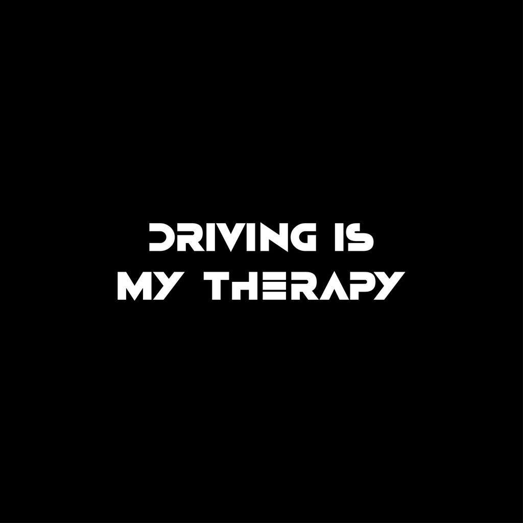 Driving Is My Therapy - Wing Mirror Sticker