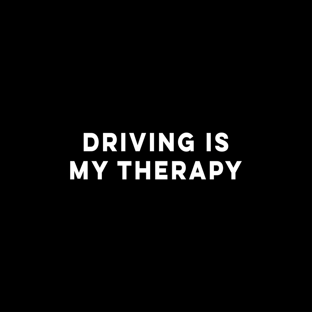 Driving Is My Therapy - Wing Mirror Sticker