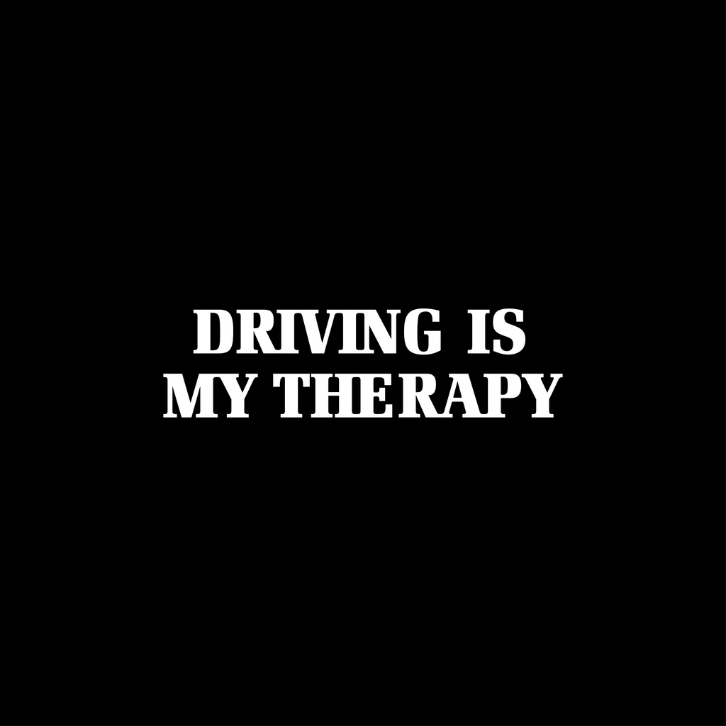 Driving Is My Therapy - Wing Mirror Sticker