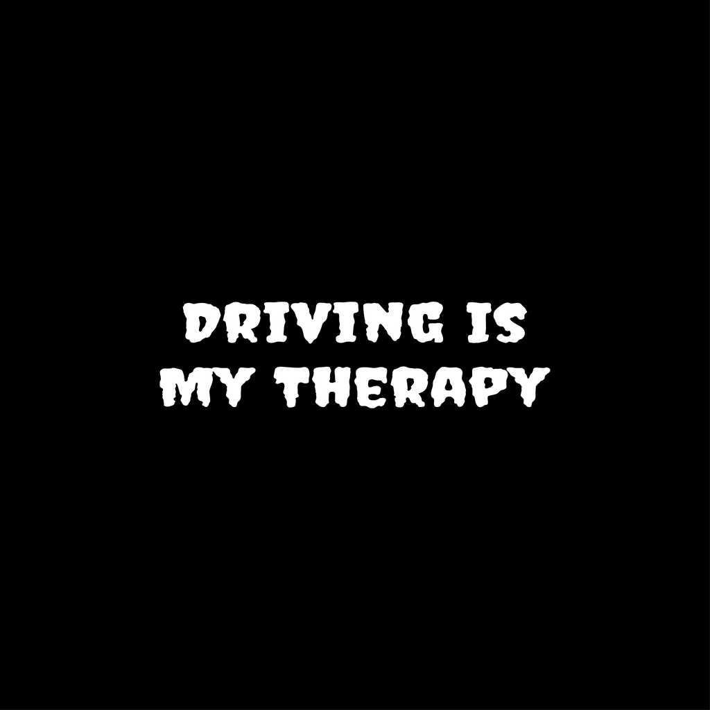 Driving Is My Therapy - Wing Mirror Sticker