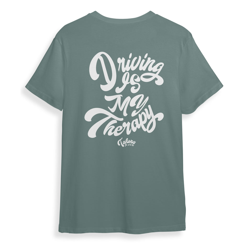 Driving is my Therapy tee.