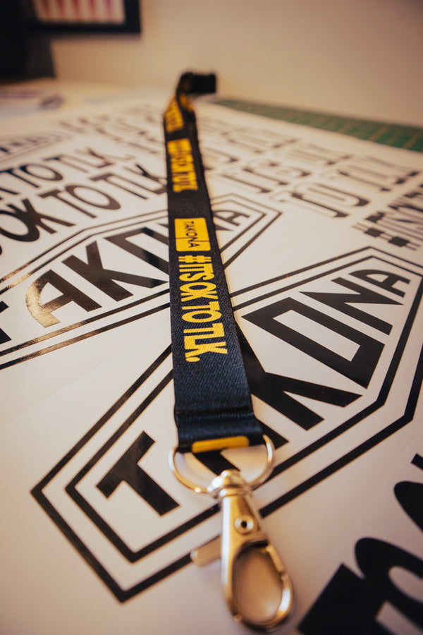 It’s Ok To Tlk lanyard