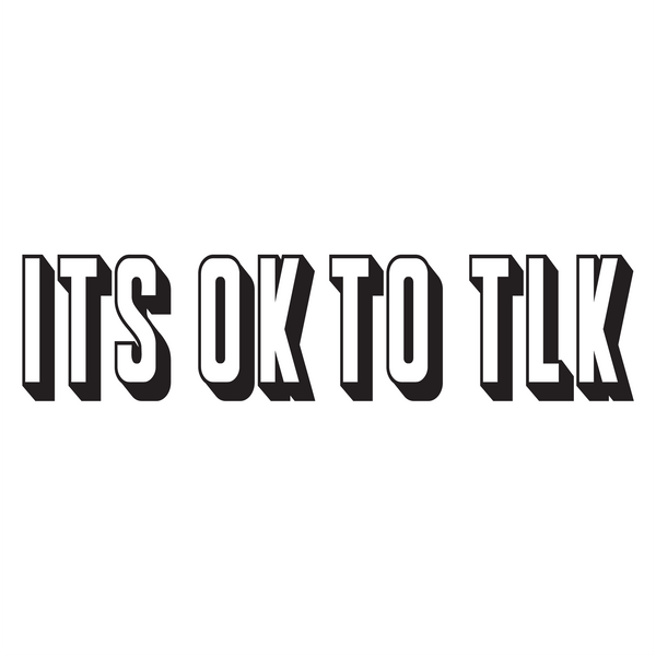ITSOKTOTLK 3D Logo Sticker