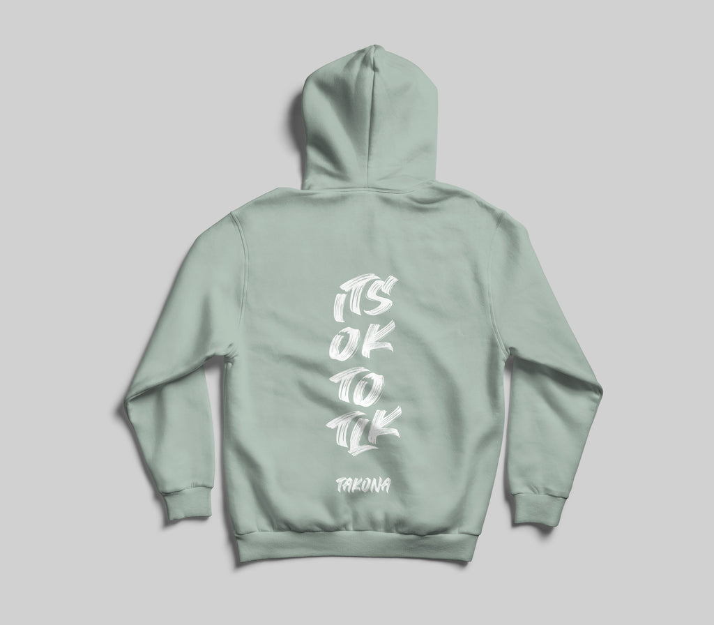 It’s Ok To Tlk paint style Hoodie