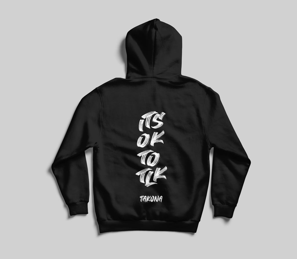 It’s Ok To Tlk paint style Hoodie