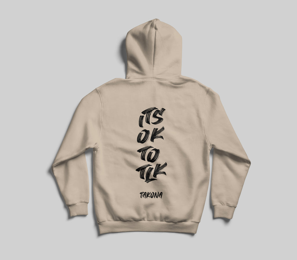 It’s Ok To Tlk paint style Hoodie
