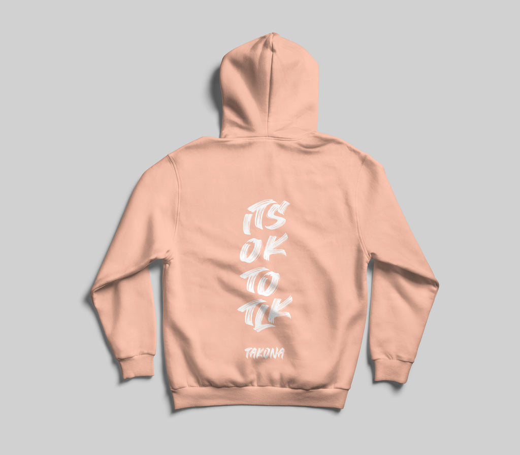 It’s Ok To Tlk paint style Hoodie