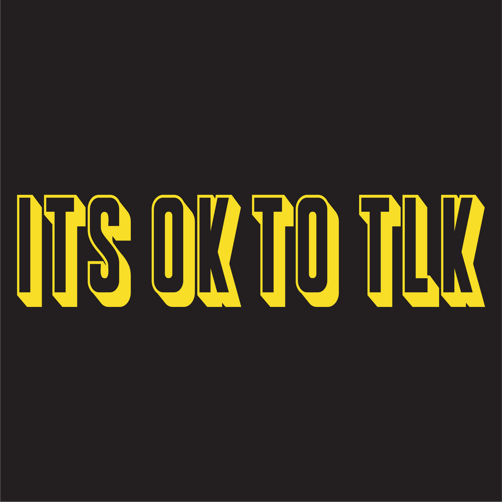 ITSOKTOTLK 3D Logo Sticker