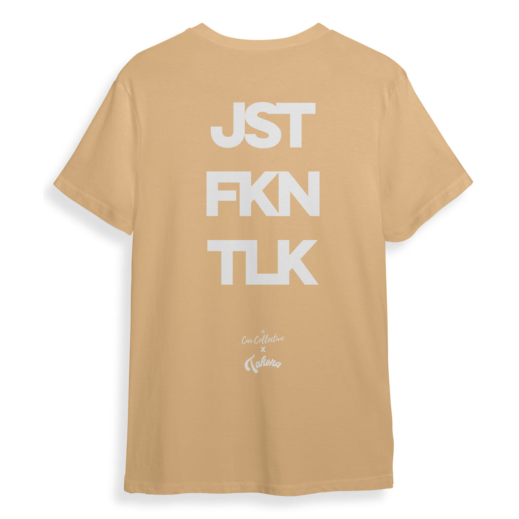 JST FKN TLK - Car Collective Colab Tee