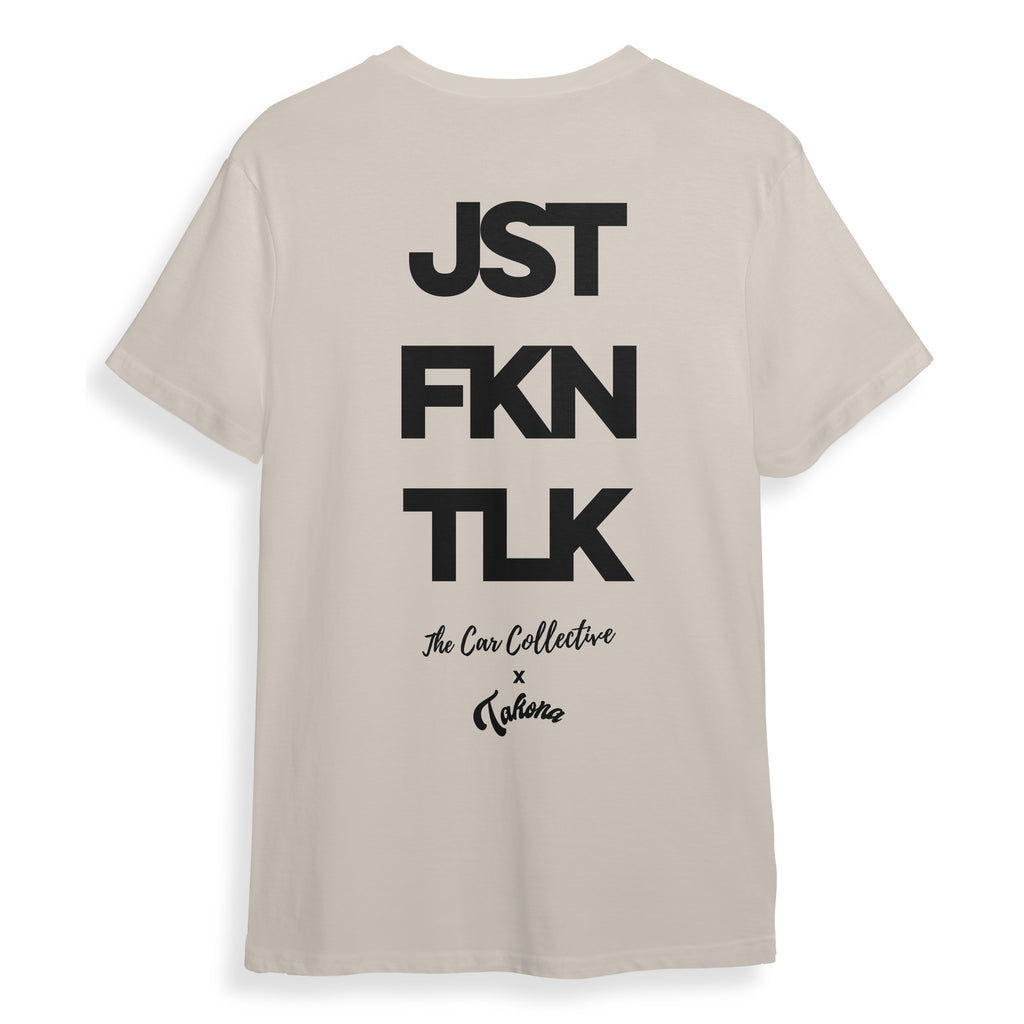 JST FKN TLK - Car Collective Colab Tee