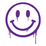 Happiest when driving Smiley Sticker