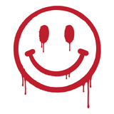 Happiest when driving Smiley Sticker