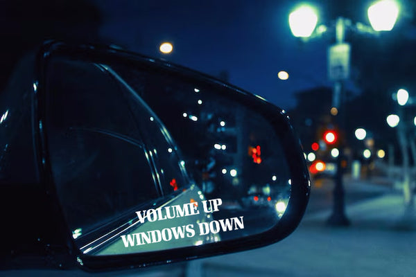 Volume Up Windows Down - Wing Mirror Sticker