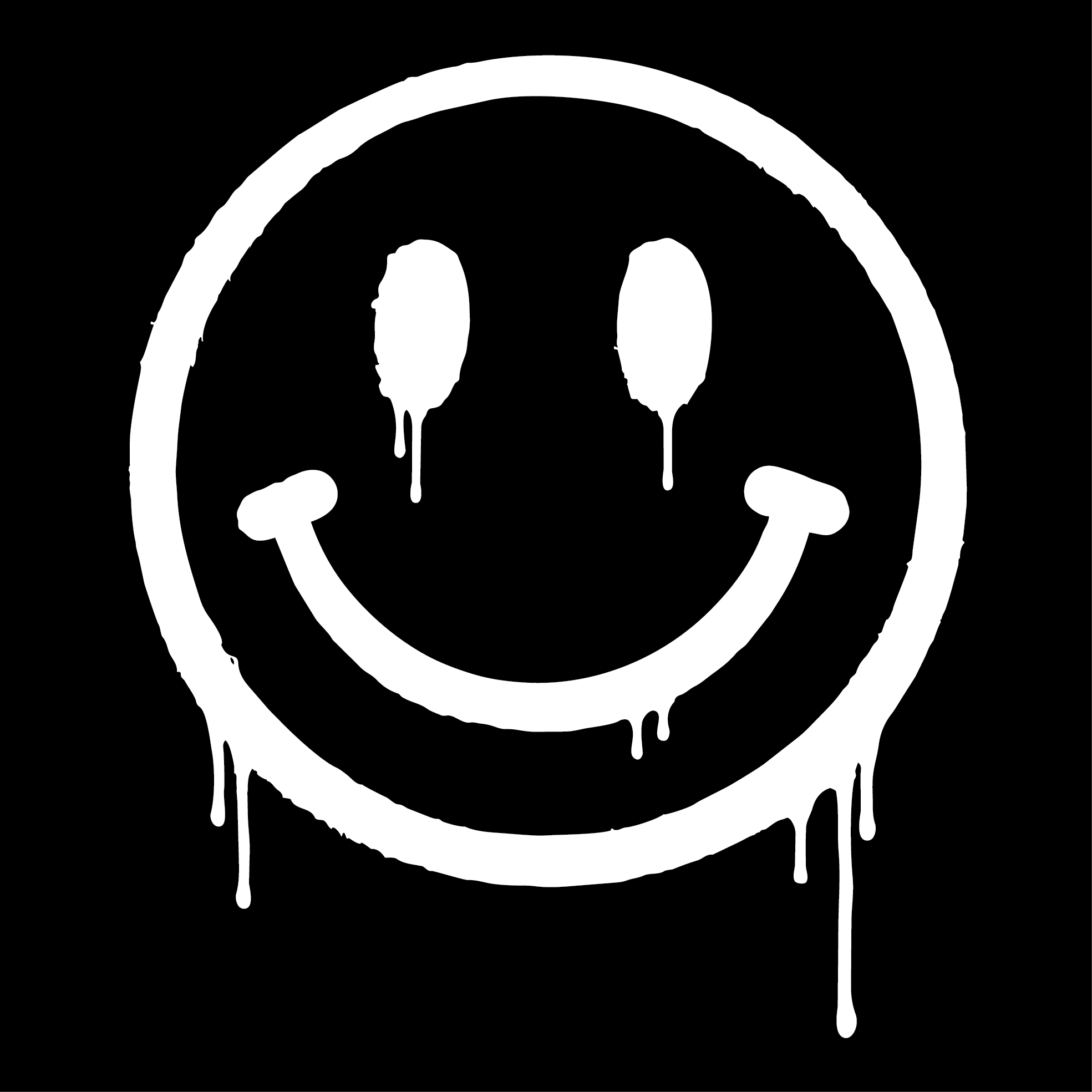 Happiest when driving Smiley Sticker