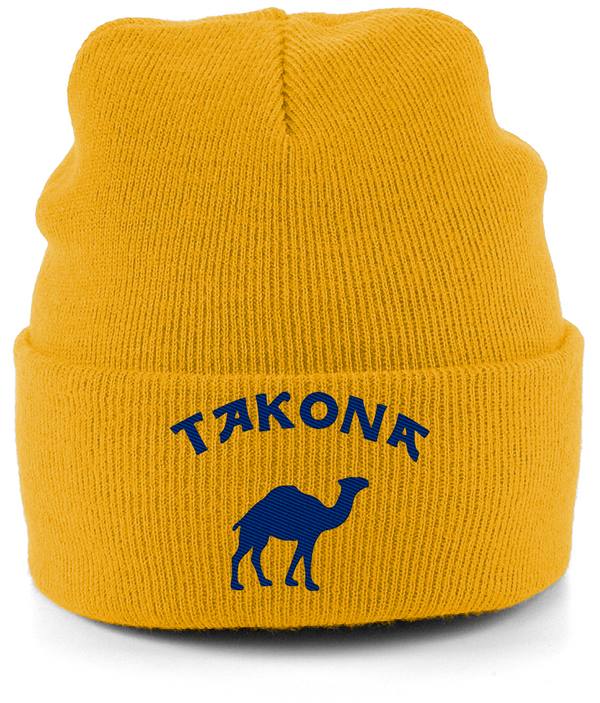 Camel Embroidered Beanie