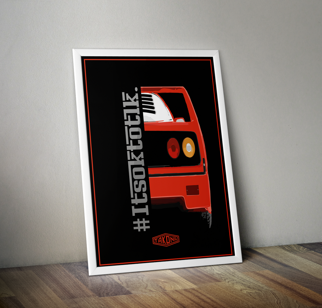 F40 (Italian Rear) Print