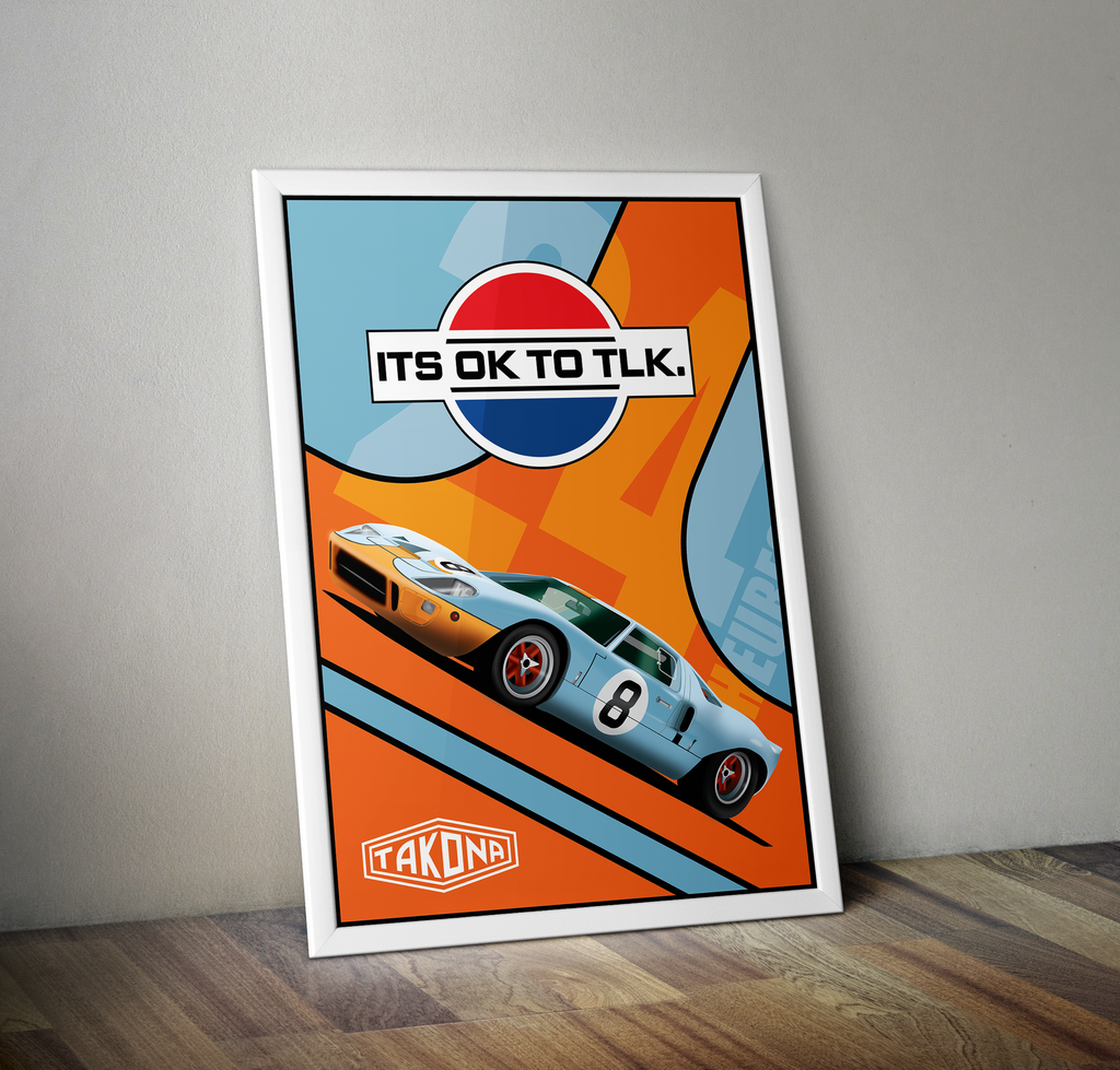 Le Mans GT40 art Print
