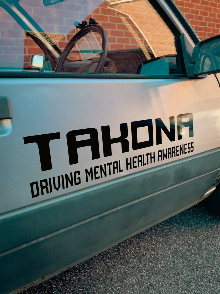 Takona Driving Mental Health Awareness Sticker