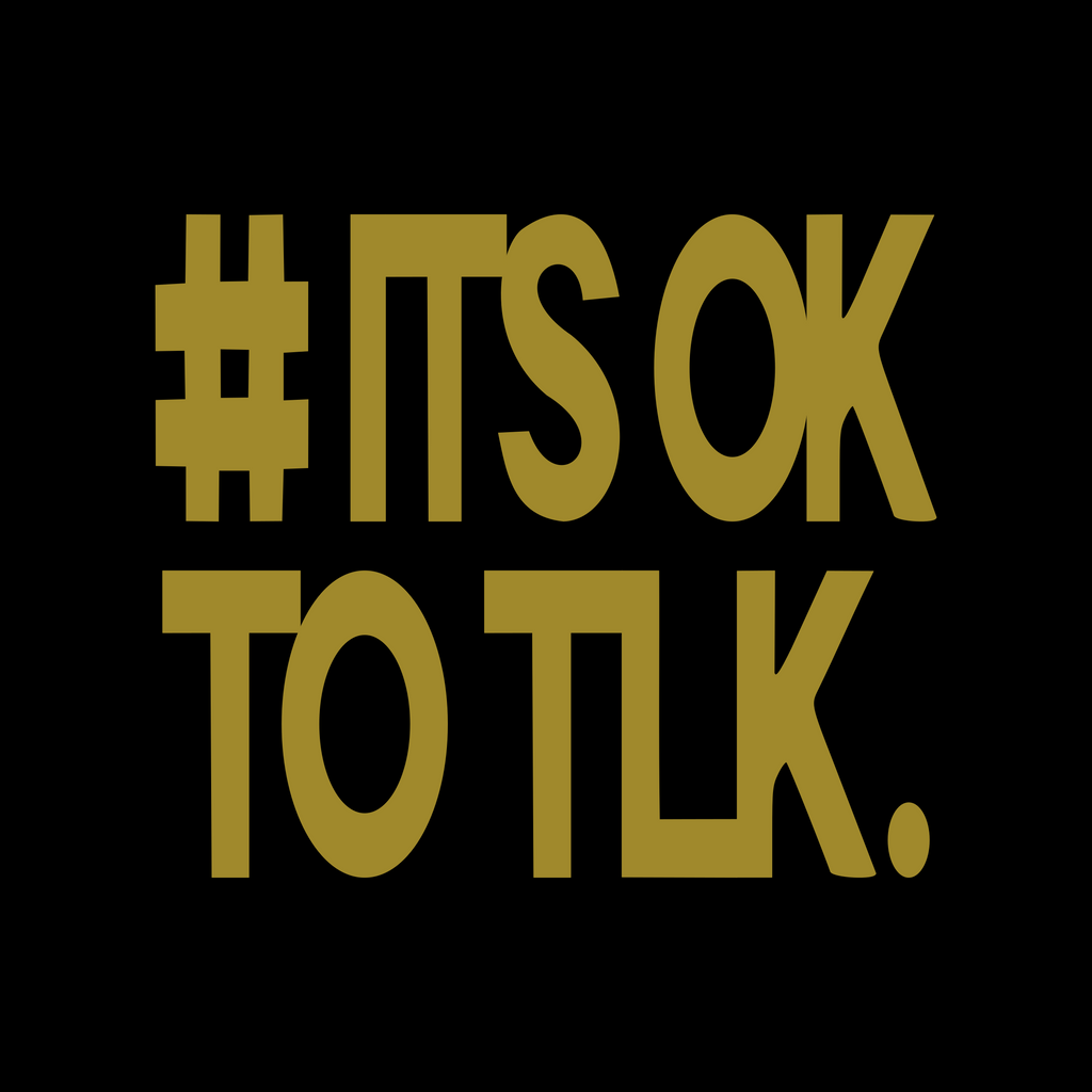 Stacked #IT'S OK TO TLK. Sticker